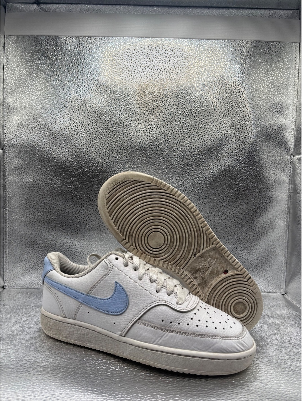 Nike court vision low white royal tint